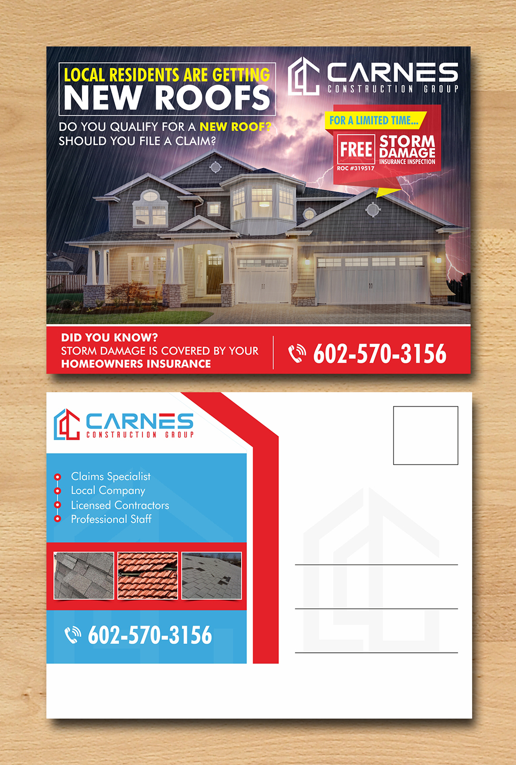 Postcard Design by ecorokerz for this project | Design #19305167