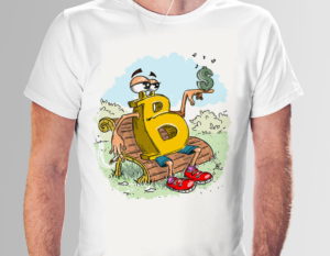 Help free the world from monetary slavery, with Bitcoin! | Diseño de Camiseta por Kokomba