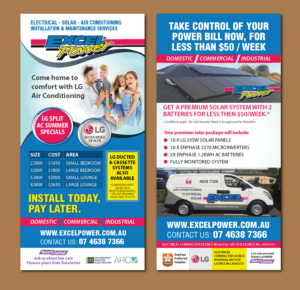 Warm Your Winter with LG / Premium Solar Systems | Flyer Design by meet007