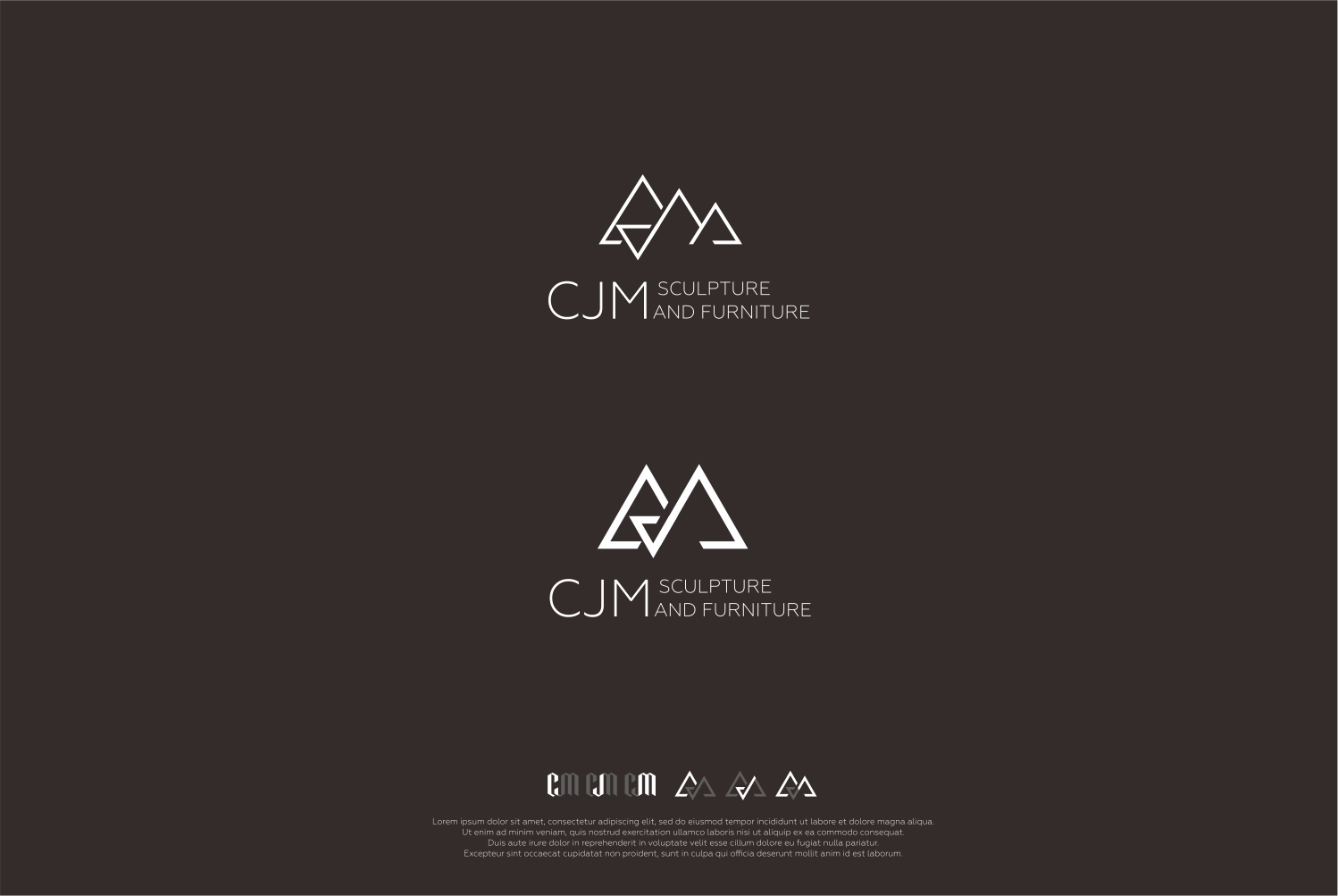 Logo Design by nusdofficial for CJM Sculpture and Furniture | Design: #19255839