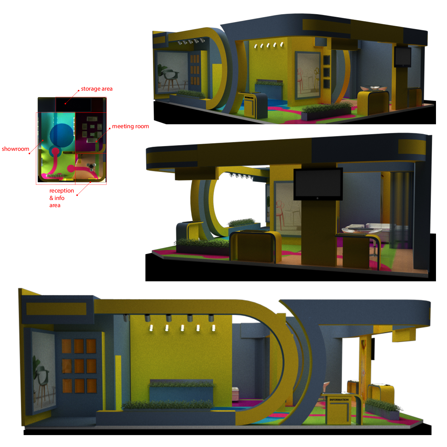 Diseño de Stand de Feria por at-as para este proyecto | Diseño #19198677