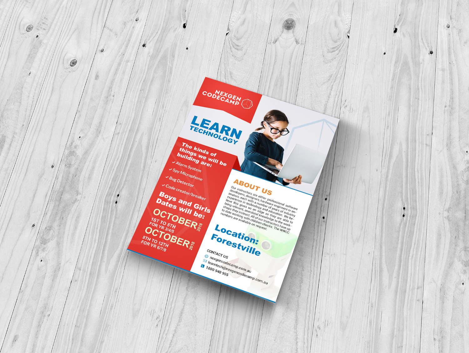 Flyer Design by creative.bugs for Nexgen Codecamp Pty Ltd | Design #19200732