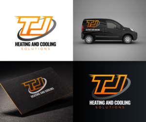 T J Heating And Cooling Solutions | Diseño de Logo por Sergio Coelho
