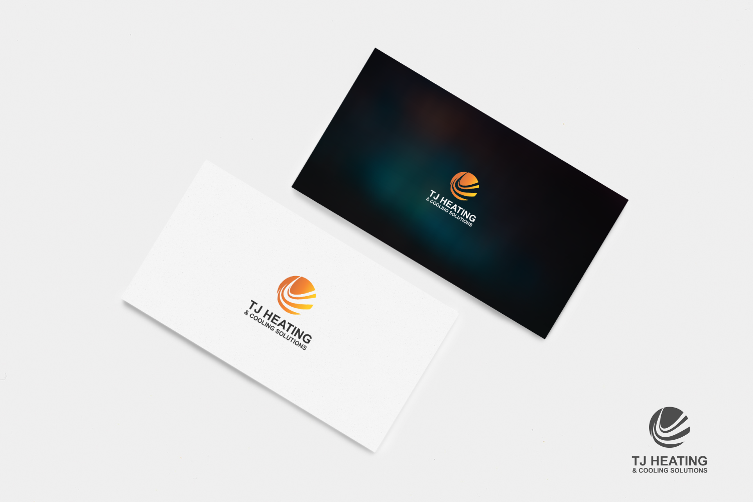 Logo Design by eudo for T J Heating And Cooling Solutions | Design #19185173