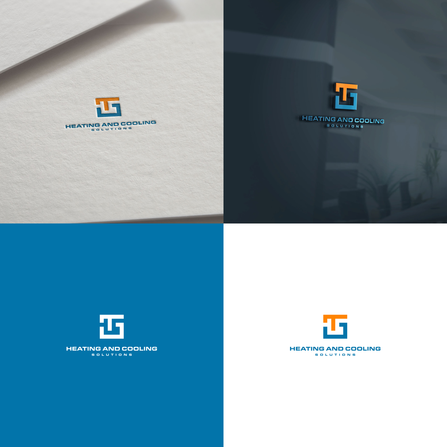Diseño de Logo por Artgo para T J Heating And Cooling Solutions | Diseño #19187327
