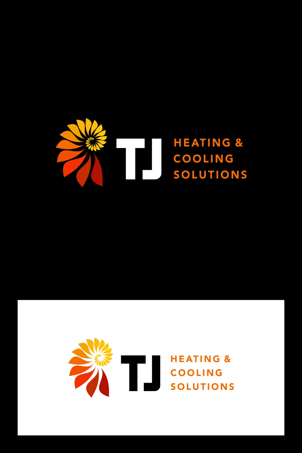 Logo Design by quantumwebtech for T J Heating And Cooling Solutions | Design #19215583