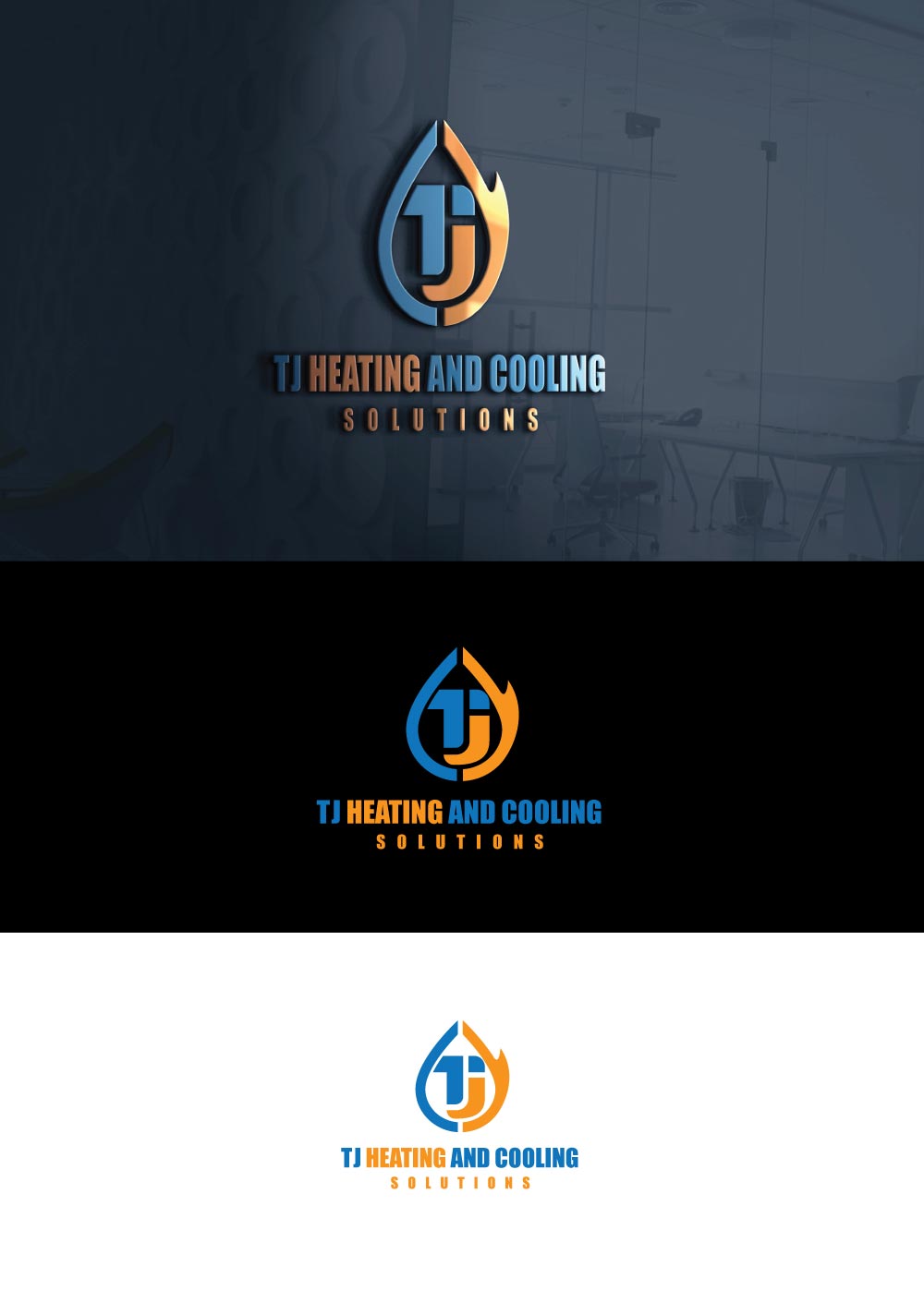 Design de Logo par creativepix pour T J Heating And Cooling Solutions | Design #19182836