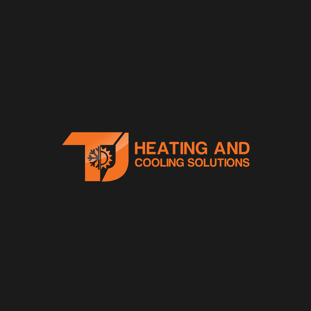 Logo Design by **INCREDIBLEDESIGNERS** for T J Heating And Cooling Solutions | Design #19182365