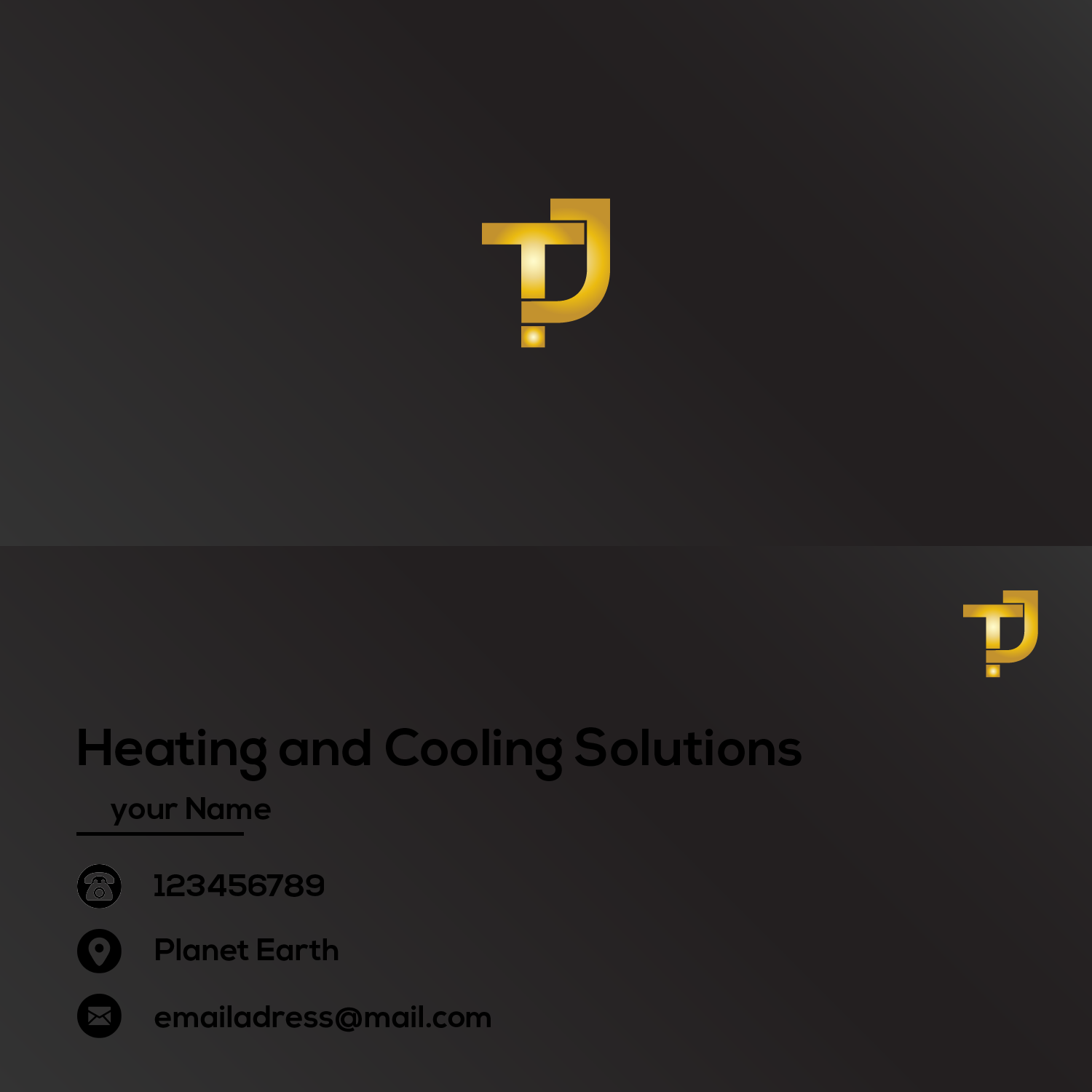Design de Logo par Parthurnax pour T J Heating And Cooling Solutions | Design #19182570