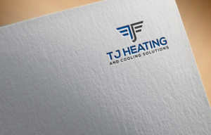 T J Heating And Cooling Solutions | Logo Design by DesIcon