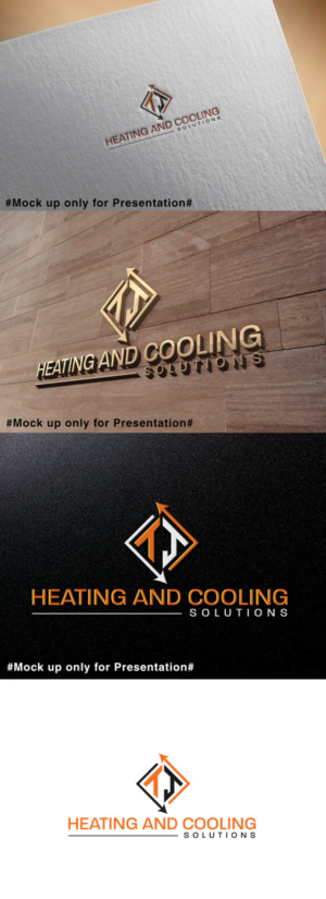 Logo Design by designmind78 for T J Heating And Cooling Solutions | Design: #19188503