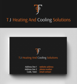 Diseño de Logo por CC Creative Design para T J Heating And Cooling Solutions | Diseño #19199469