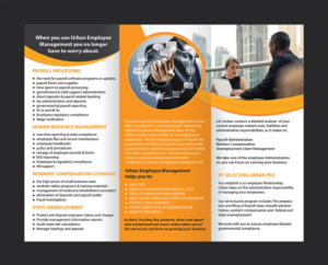 Design de Brochure par Deziners Zone pour Urban Employee Management | Design : #19191452