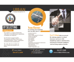 Design de Brochure par nadbook2323 pour Urban Employee Management | Design : #19195836