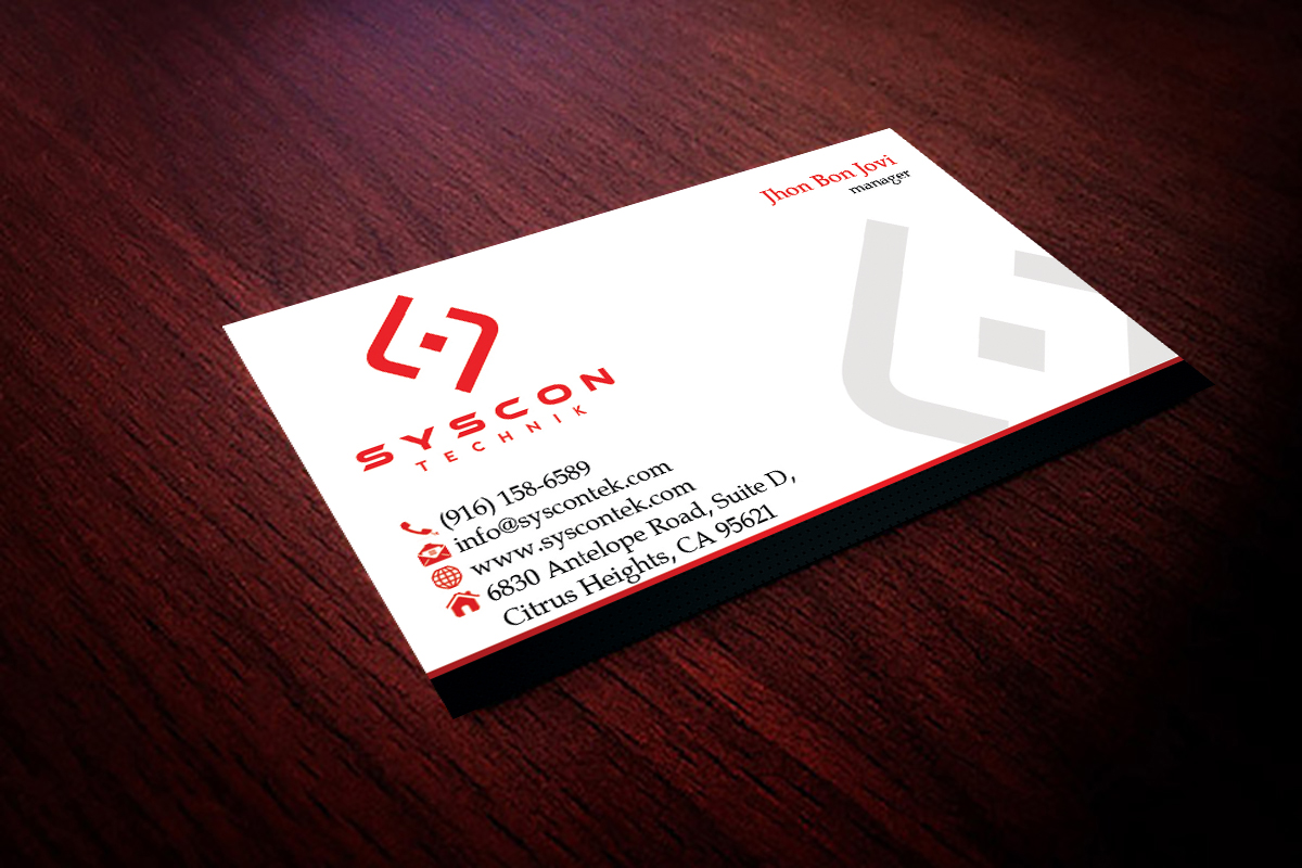 Business Card Design by Hardcore Design for Syscontek Consulting, LLC | Design #3752805