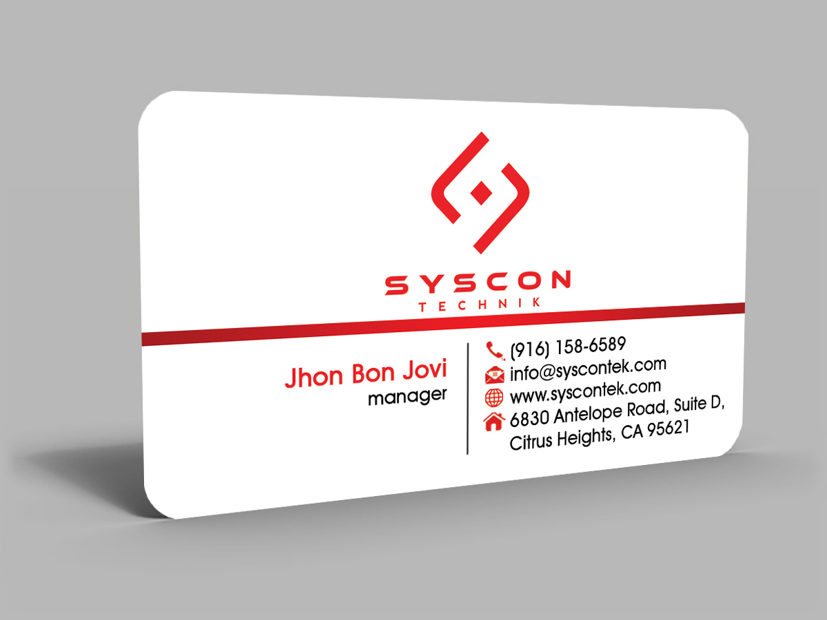 Business Card Design by Hardcore Design for Syscontek Consulting, LLC | Design #3752845