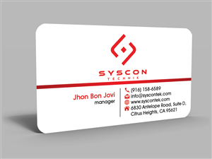Business Card Design by Hardcore Design for Syscontek Consulting, LLC | Design: #3752845