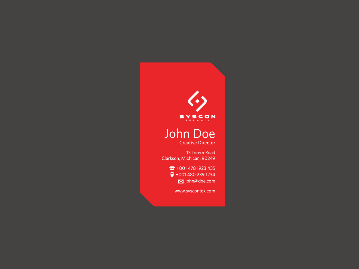 Business Card Design by suestrobel for Syscontek Consulting, LLC | Design #3723810