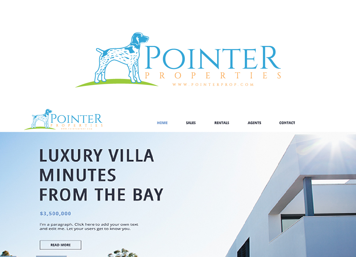 Diseño de Logo por creative.bugs para Pointer Properties | Diseño #19196204