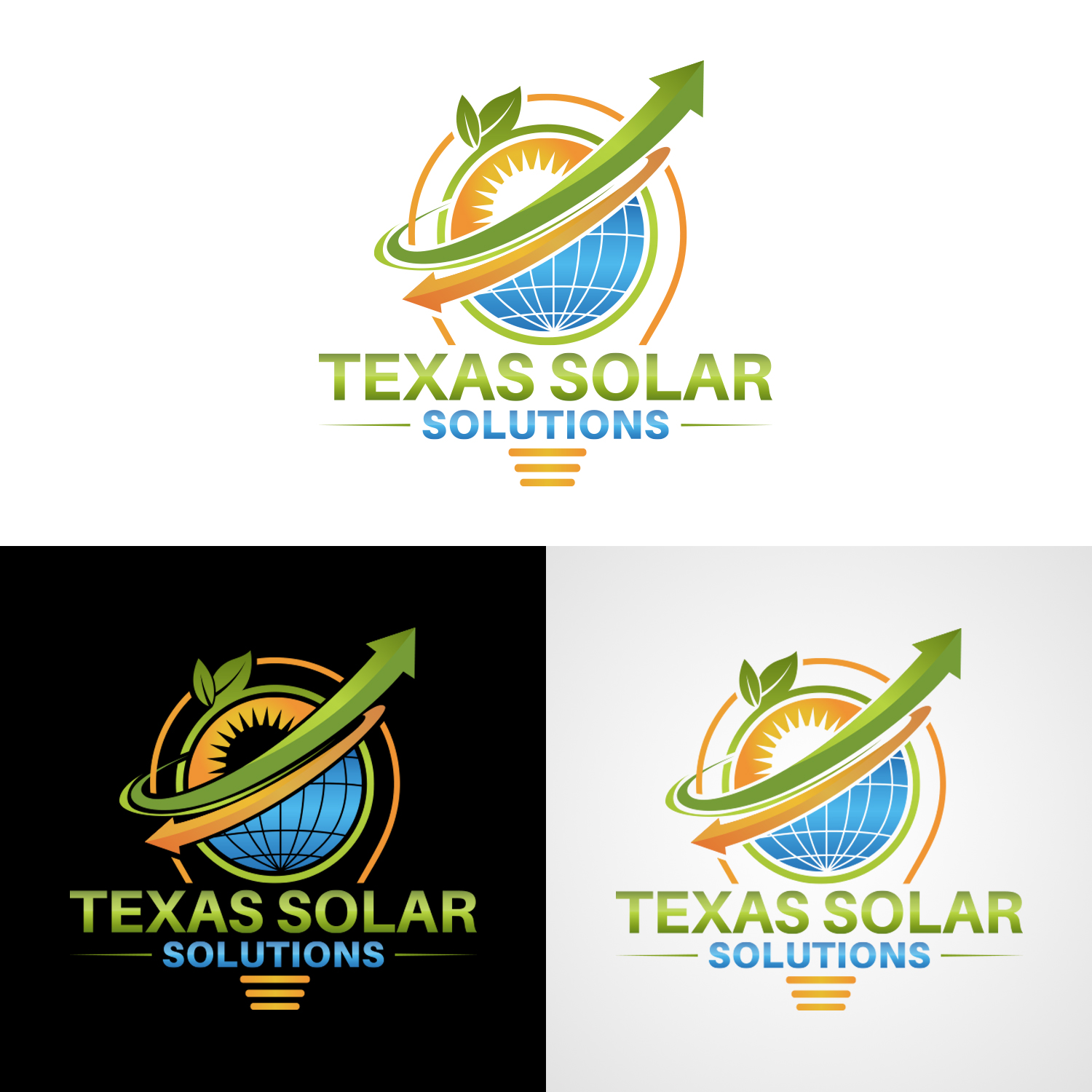 Logo Design by Cleanimal Design for Texas Solar Solutions | Design #19186588