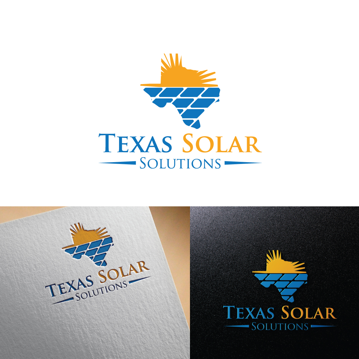 Logo Design by Hatha for Texas Solar Solutions | Design #19197842