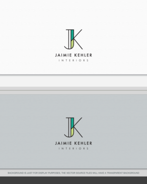 Jaimie Kehler Interiors | Diseño de Logo por AD-X