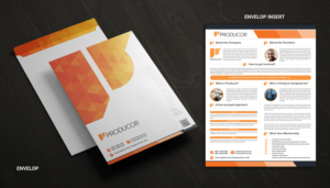 Producor - Collateral Pocket Envelope and Insert Design | Design de Brochure par SAI DESIGNS