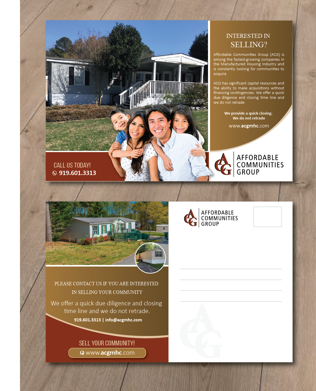Diseño de Postal por alex989 para Affordable Communities Group | Diseño #19267204