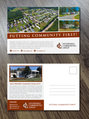 Custom Real Estate Postcard for Buying Communities | Postcard Design by Alexandar