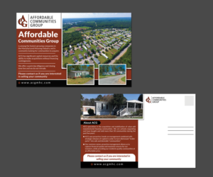 Diseño de Postal por aspiremedia para Affordable Communities Group | Diseño #19192362