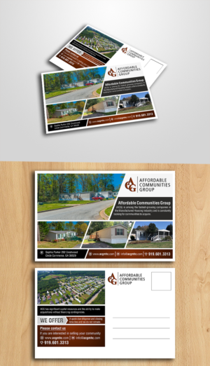 Postcard Design by ecorokerz for Affordable Communities Group | Design: #19197114