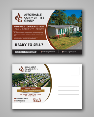 Postcard Design by ecorokerz for Affordable Communities Group | Design: #19249057