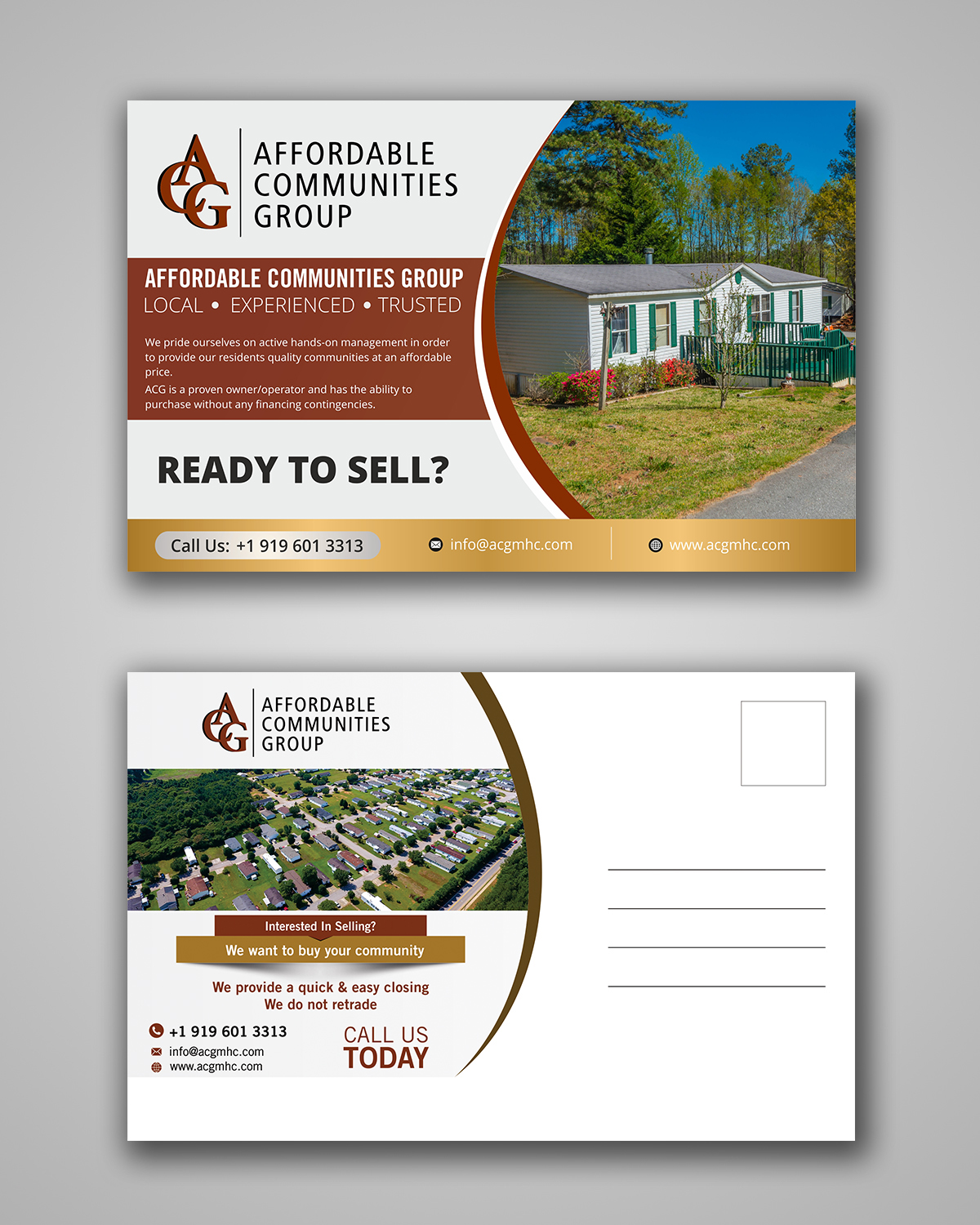 Postcard Design by ecorokerz for Affordable Communities Group | Design: #19270598