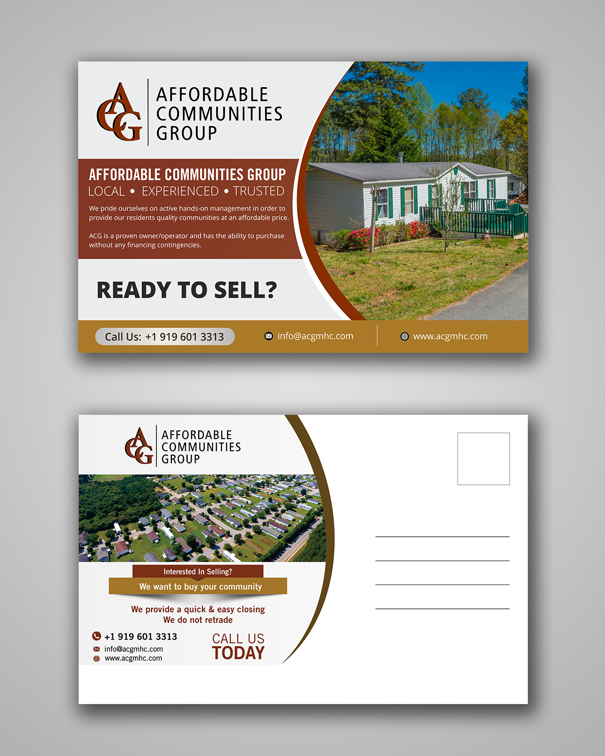 Postcard Design by ecorokerz for Affordable Communities Group | Design #19271005