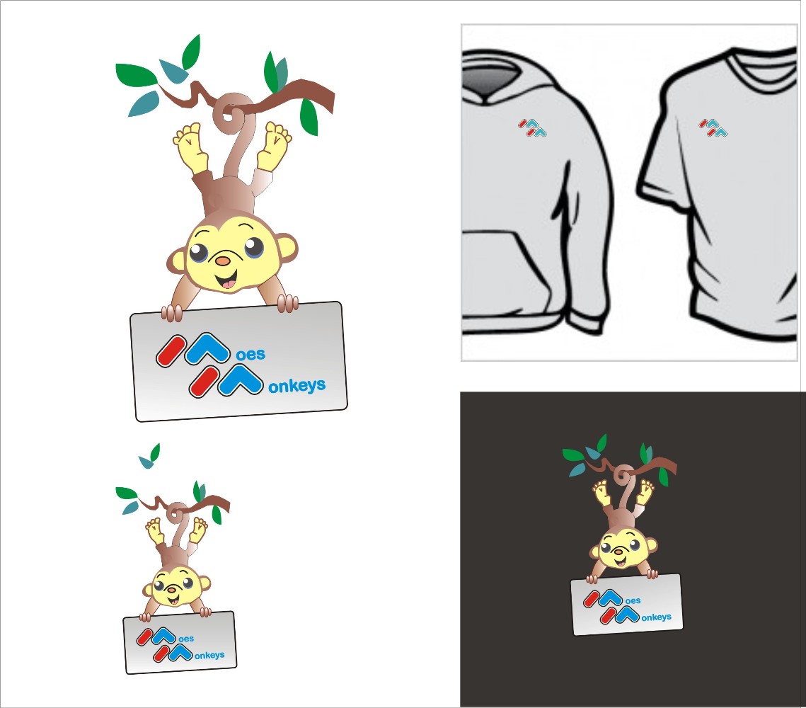 Logo Design by nell for MoesMonkeys | Design #2881071