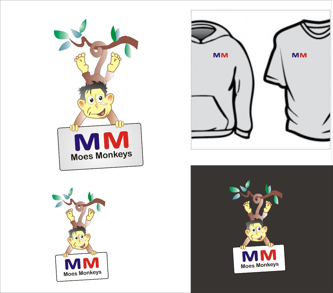 Logo Design by nell for MoesMonkeys | Design #2888253