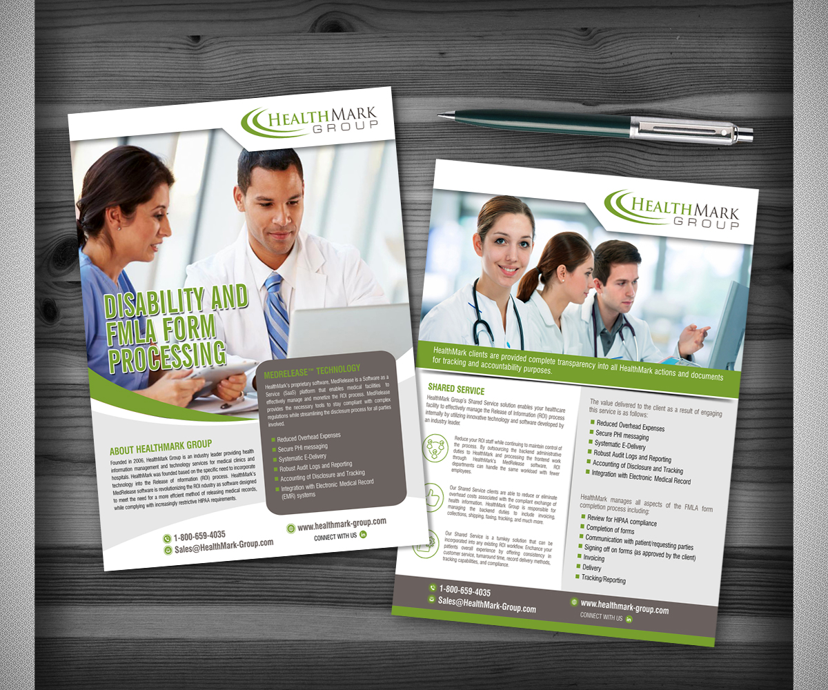 Flyer-Design von Designers Hub für HealthMark Group | Design #19298912