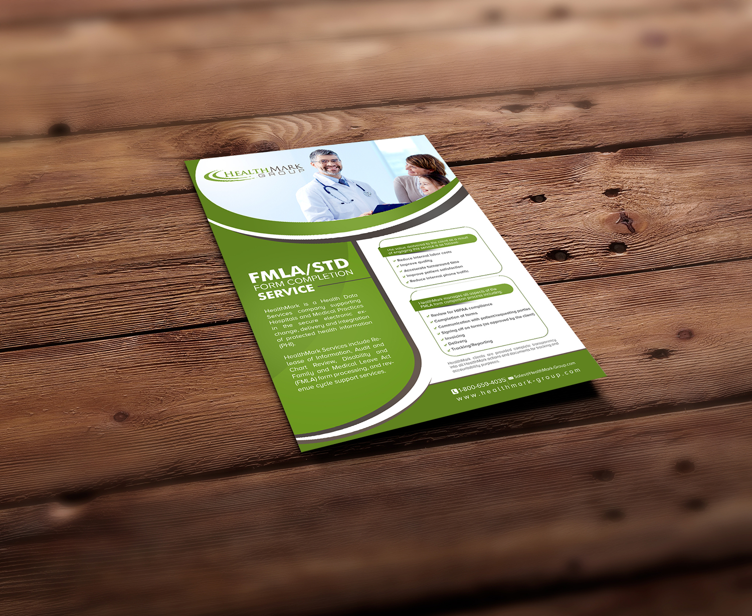 Flyer-Design von creative.bugs für HealthMark Group | Design #19261163