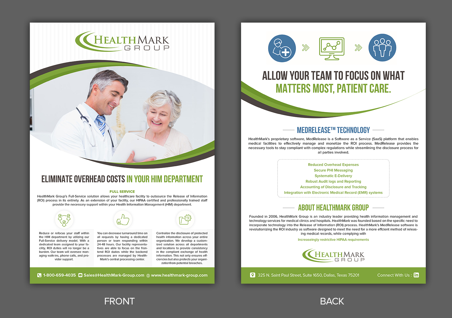 Flyer Design by SAI DESIGNS for HealthMark Group | Design #19294387
