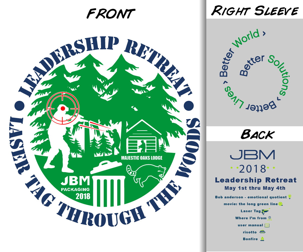 T-shirt Design by Justin E for JBM Packaging | Design #19324222