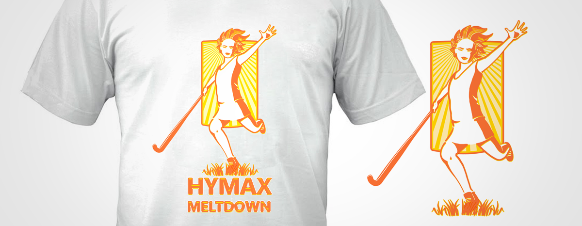 Design de T-shirt par Pushin' Pixels pour Hymax Field Hockey Club | Design #2896573
