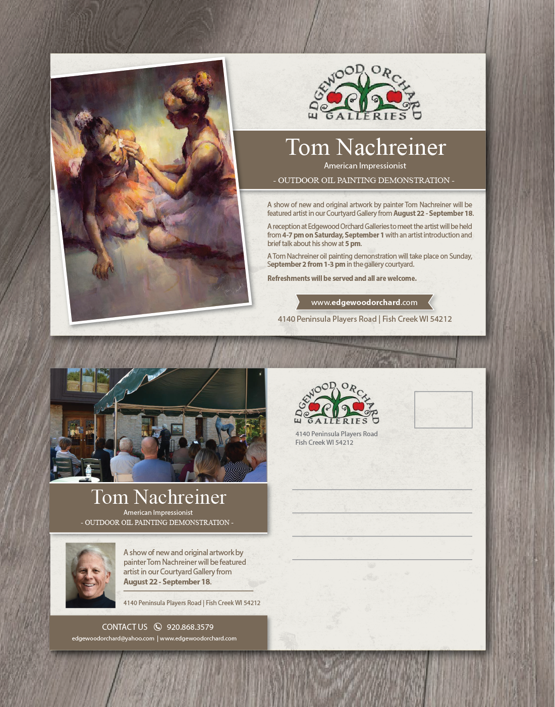 Diseño de Postal por alex989 para Edgewood Orchard Galleries | Diseño #19226639