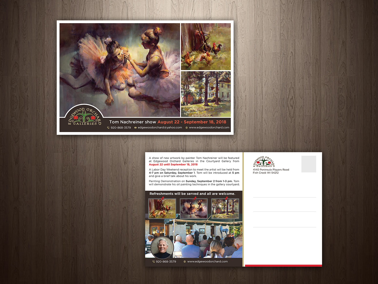 Design de Carte Postale par debdesign pour Edgewood Orchard Galleries | Design #19242859