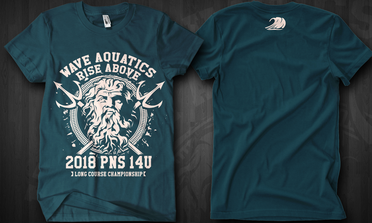 Diseño de Camiseta por Jonya para Wave Aquatics | Diseño #19257687