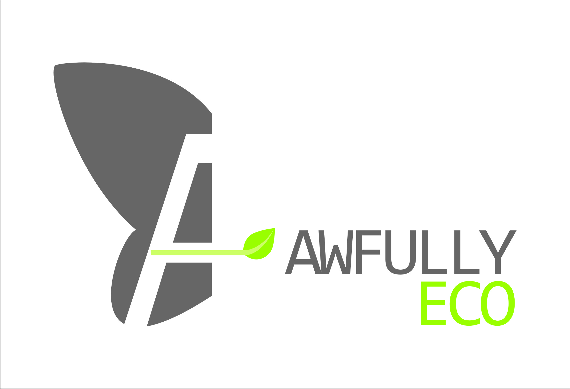 Logo-Design von Rachita für Awfully Eco | Design #53492