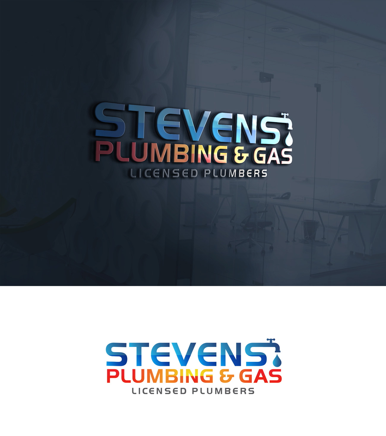 Logo Design by Impressive Solutions for Stevens Plumbing & Gas | Design #19199520