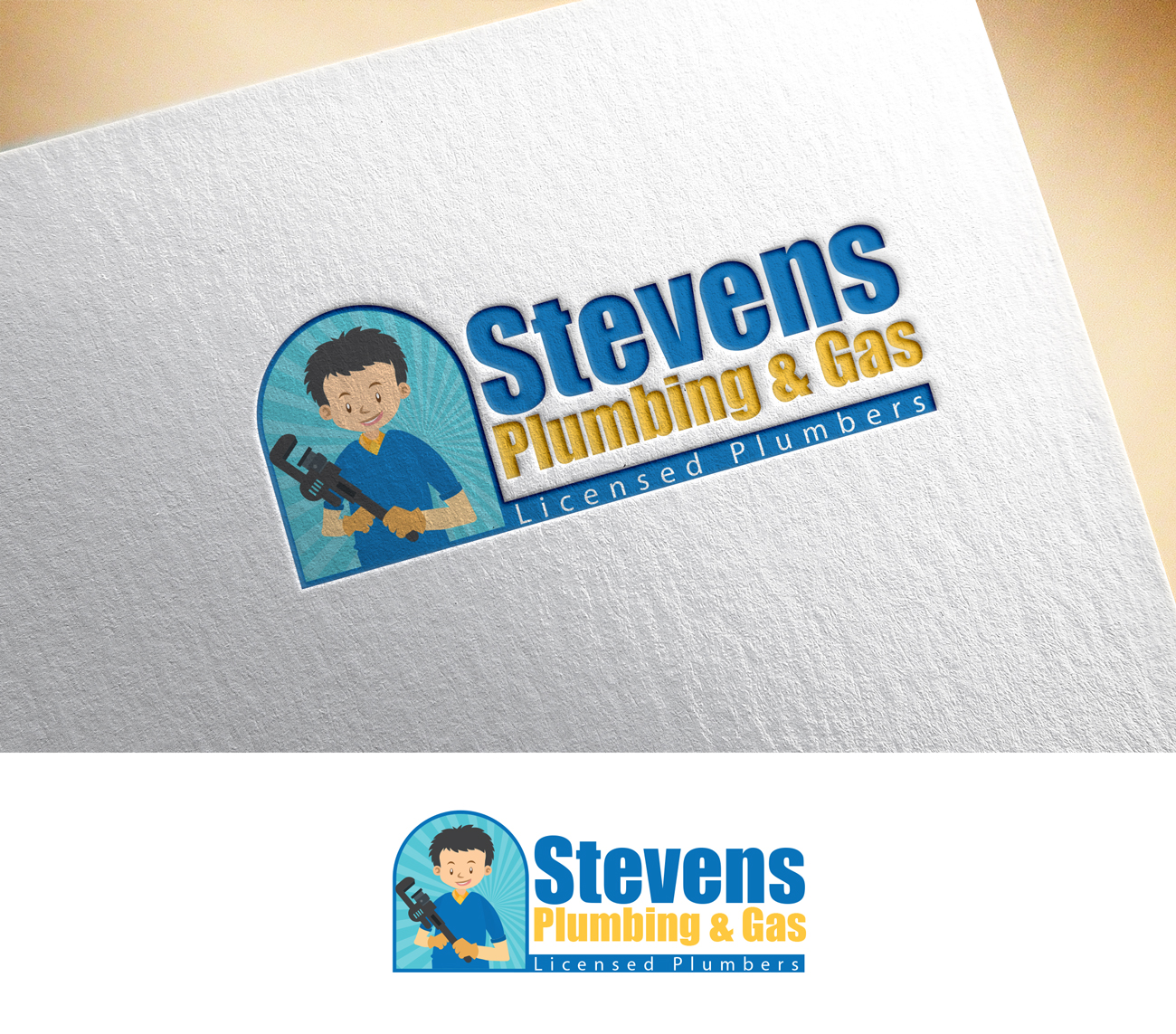 Logo Design by Impressive Solutions for Stevens Plumbing & Gas | Design #19199525