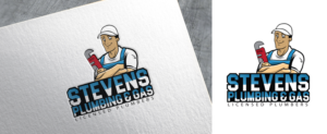 Logo Design by Impressive Solutions for Stevens Plumbing & Gas | Design: #19199535