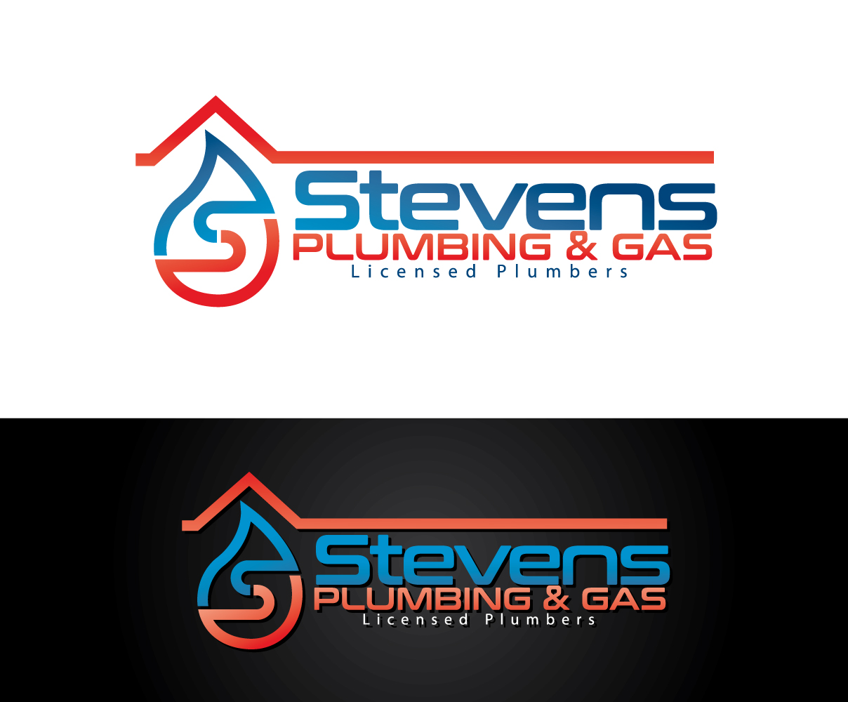 Logo Design by blue eye for Stevens Plumbing & Gas | Design #19200962