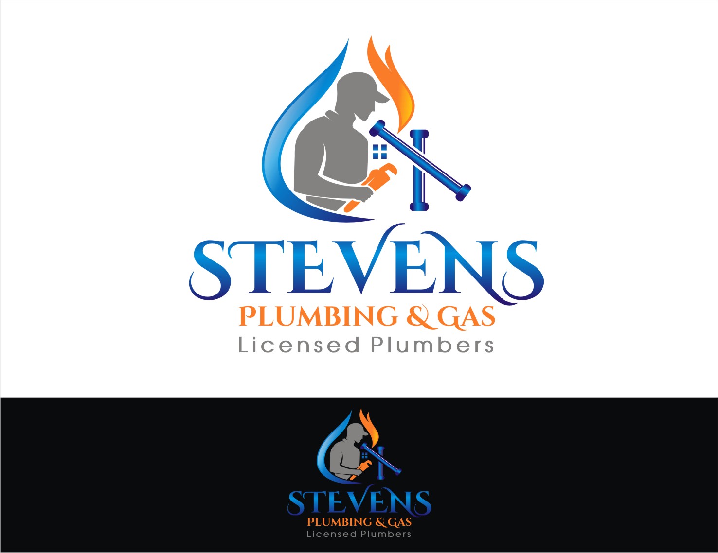 Design de Logo par Soul Light pour Stevens Plumbing & Gas | Design #19203538